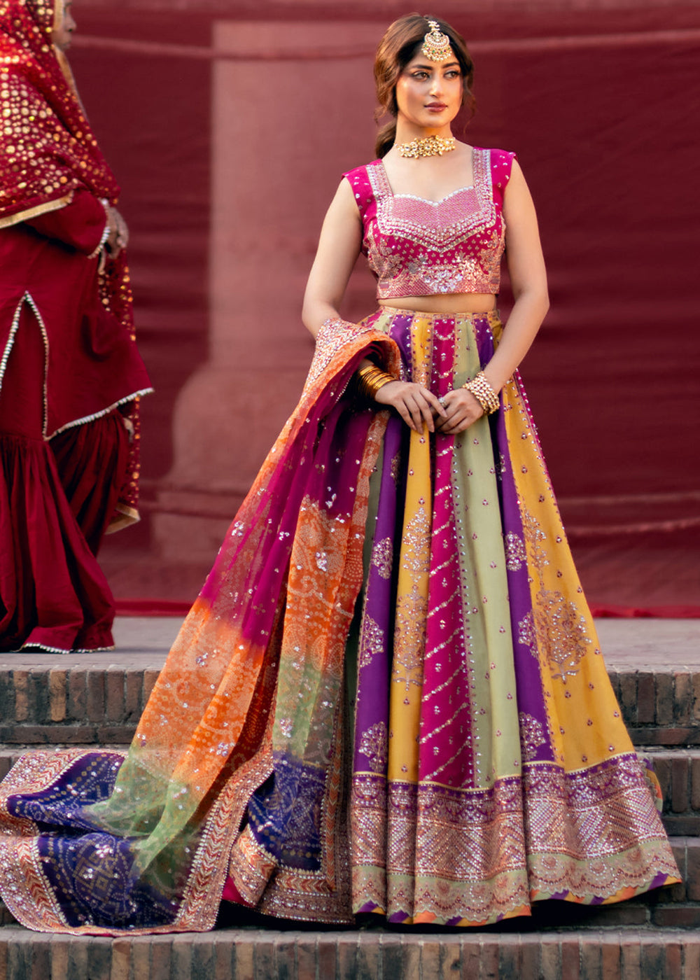 Buy Now Sona Gachi Luxury Formals '25 by Bin Ilyas | D-607 Online in USA, UK, Canada, France, Italy, Germany, Sweden, UAE & Worldwide at Empress Clothing.