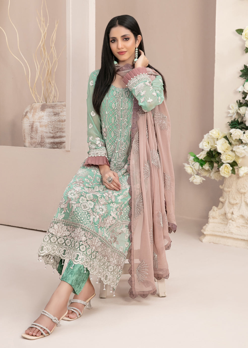 Buy Now Nayara Formal Wear 2023 by Tawakkal Fabrics - D-8688 Online in USA, UK, Canada & Worldwide at Empress Clothing.