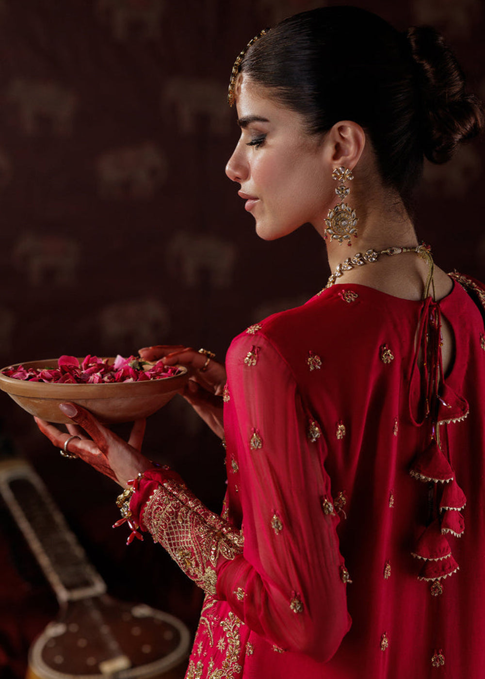 Buy Now Panache Luxury Chiffon '25 by Saad Shaikh | D-01 Online in US, UK, Canada, France, Italy, Germany, Sweden, Greece, Ireland, UAE & Worldwide at Empress.