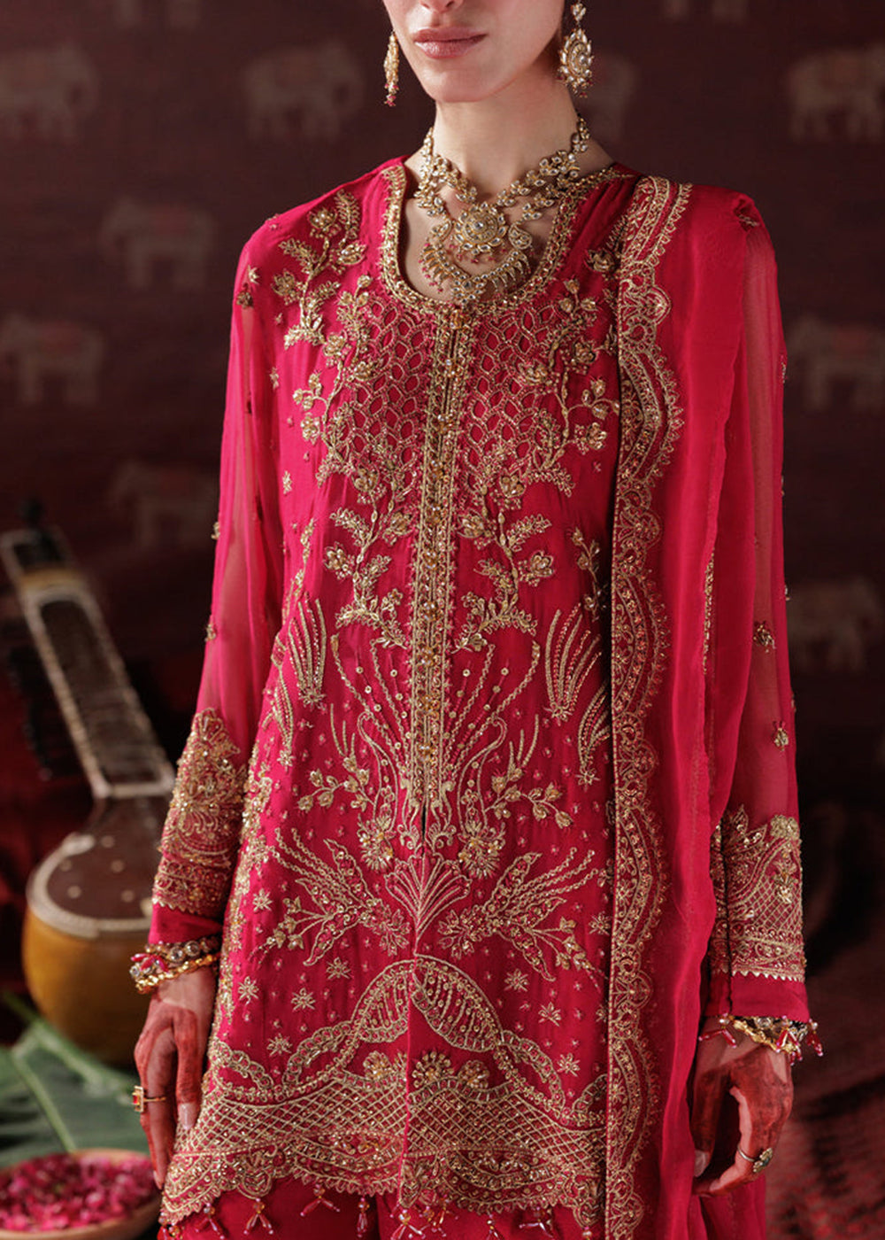 Buy Now Panache Luxury Chiffon '25 by Saad Shaikh | D-01 Online in US, UK, Canada, France, Italy, Germany, Sweden, Greece, Ireland, UAE & Worldwide at Empress.