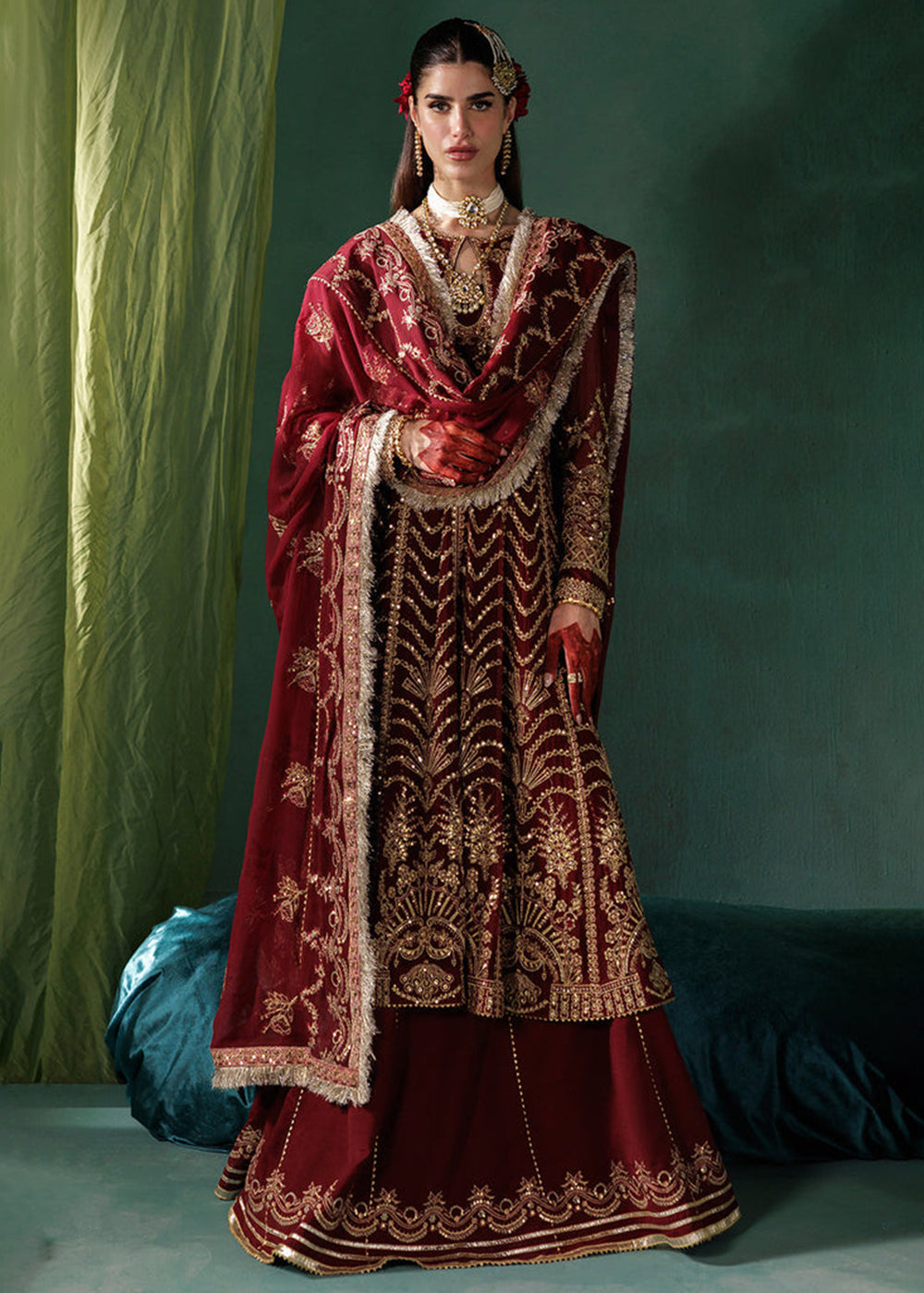 Buy Now Panache Luxury Chiffon '25 by Saad Shaikh | D-02 Online in US, UK, Canada, France, Italy, Germany, Sweden, Greece, Ireland, UAE & Worldwide at Empress.