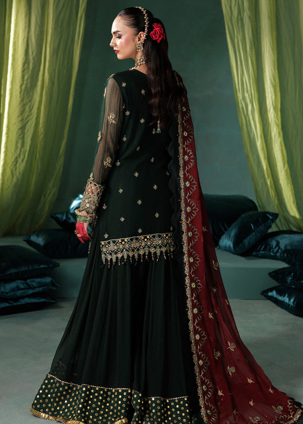 Buy Now Panache Luxury Chiffon '25 by Saad Shaikh | D-03 Online in US, UK, Canada, France, Italy, Germany, Sweden, Greece, Ireland, UAE & Worldwide at Empress.