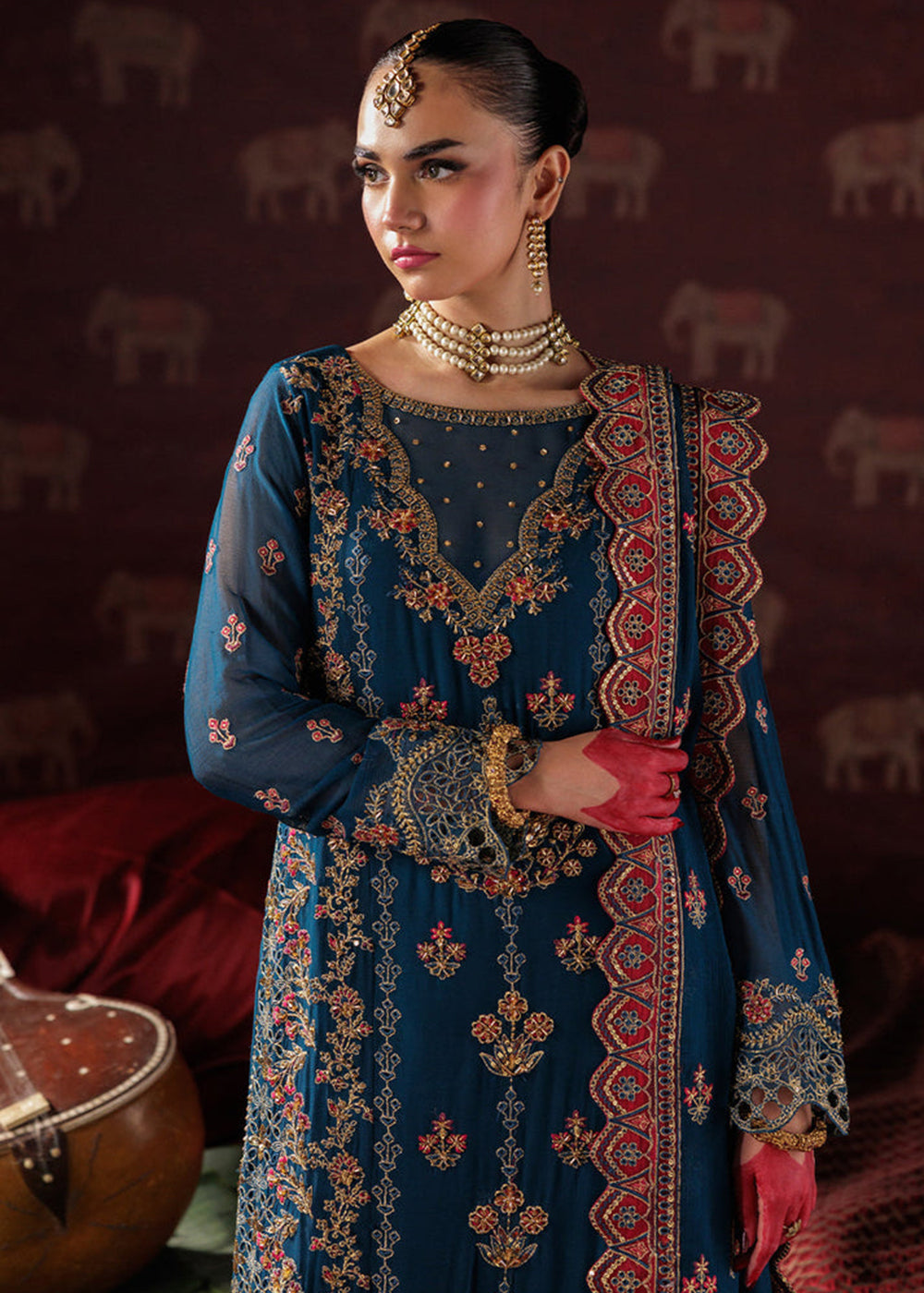 Buy Now Panache Luxury Chiffon '25 by Saad Shaikh | D-04 Online in US, UK, Canada, France, Italy, Germany, Sweden, Greece, Ireland, UAE & Worldwide at Empress.