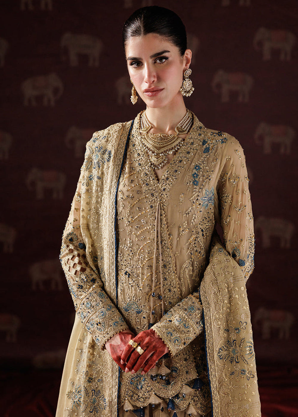 Buy Now Panache Luxury Chiffon '25 by Saad Shaikh | D-05 Online in US, UK, Canada, France, Italy, Germany, Sweden, Greece, Ireland, UAE & Worldwide at Empress.