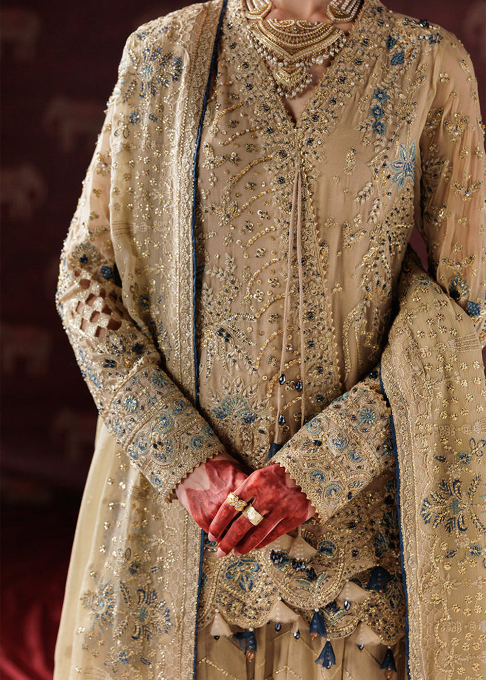 Buy Now Panache Luxury Chiffon '25 by Saad Shaikh | D-05 Online in US, UK, Canada, France, Italy, Germany, Sweden, Greece, Ireland, UAE & Worldwide at Empress.