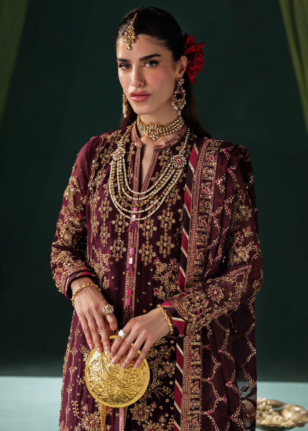 Buy Now Panache Luxury Chiffon '25 by Saad Shaikh | D-06 Online in US, UK, Canada, France, Italy, Germany, Sweden, Greece, Ireland, UAE & Worldwide at Empress.