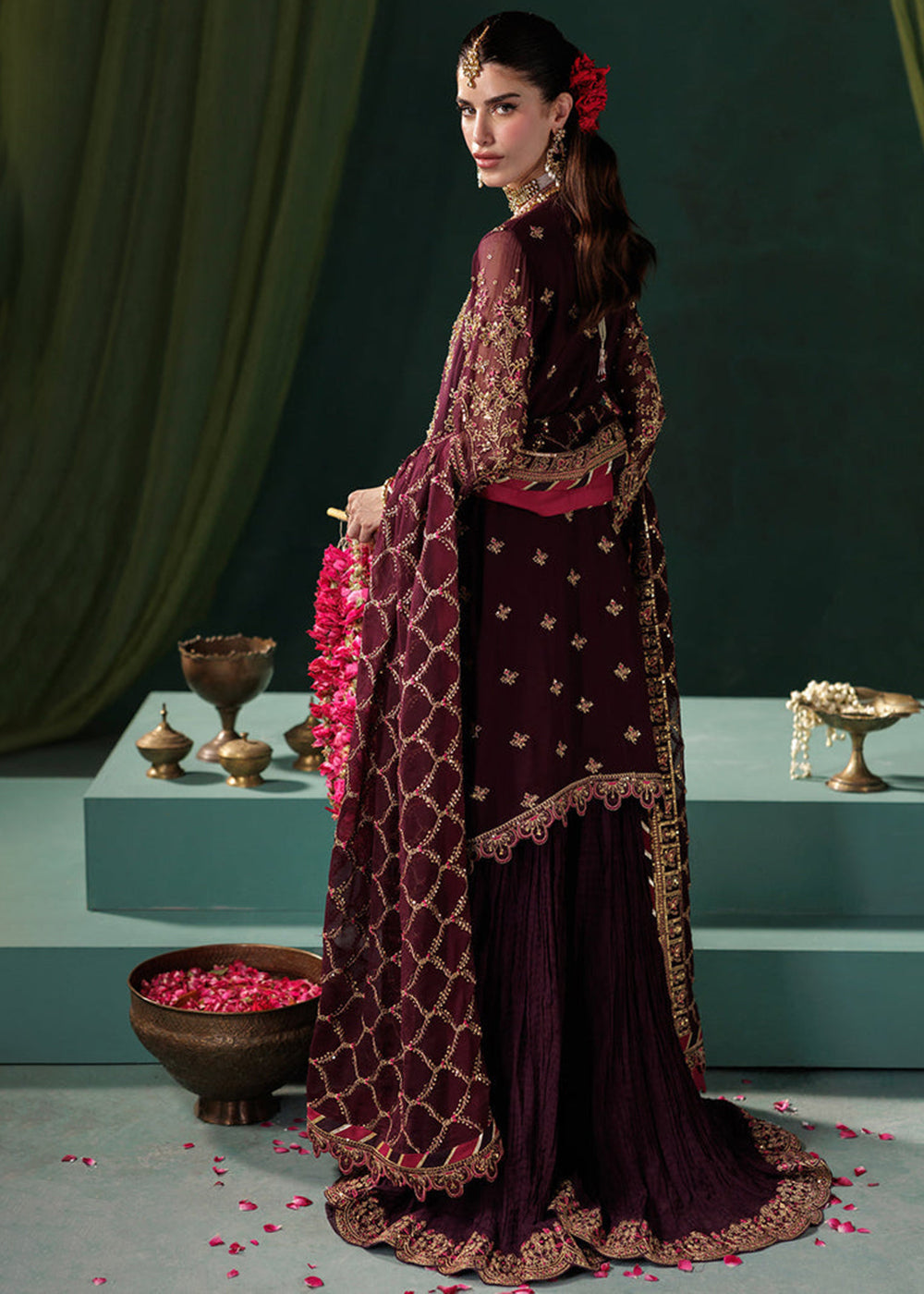 Buy Now Panache Luxury Chiffon '25 by Saad Shaikh | D-06 Online in US, UK, Canada, France, Italy, Germany, Sweden, Greece, Ireland, UAE & Worldwide at Empress.