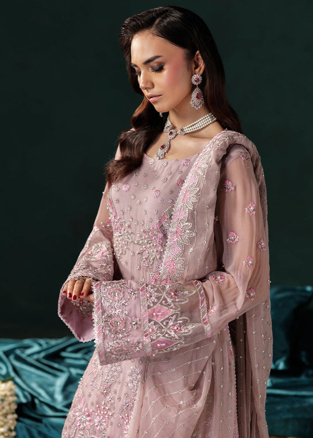 Buy Now Panache Luxury Chiffon '25 by Saad Shaikh | D-07 Online in US, UK, Canada, France, Italy, Germany, Sweden, Greece, Ireland, UAE & Worldwide at Empress.