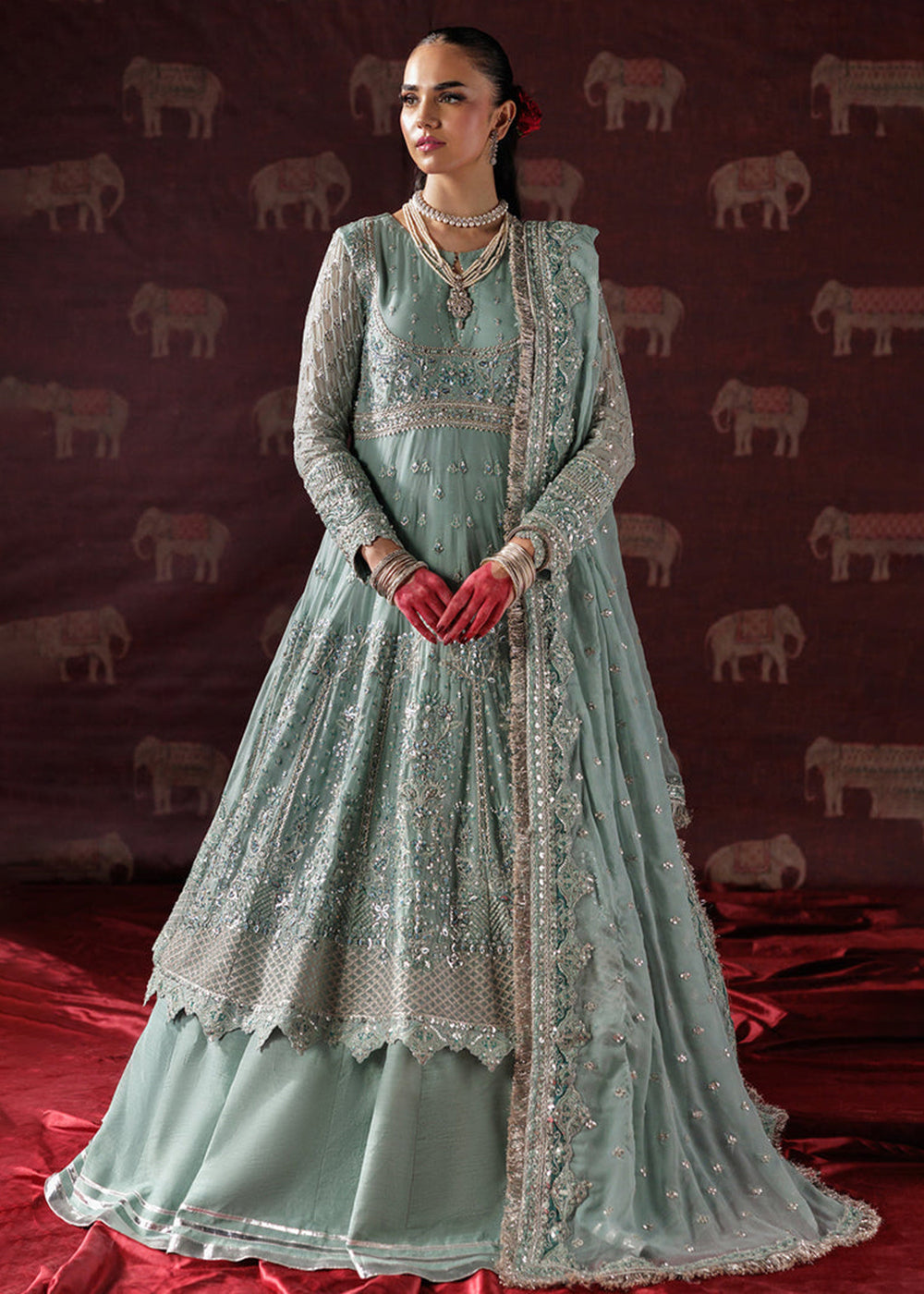 Buy Now Panache Luxury Chiffon '25 by Saad Shaikh | D-08 Online in US, UK, Canada, France, Italy, Germany, Sweden, Greece, Ireland, UAE & Worldwide at Empress.