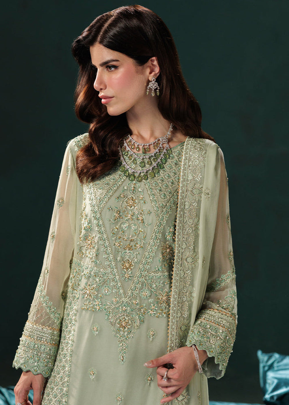 Buy Now Panache Luxury Chiffon '25 by Saad Shaikh | D-09 Online in US, UK, Canada, France, Italy, Germany, Sweden, Greece, Ireland, UAE & Worldwide at Empress.
