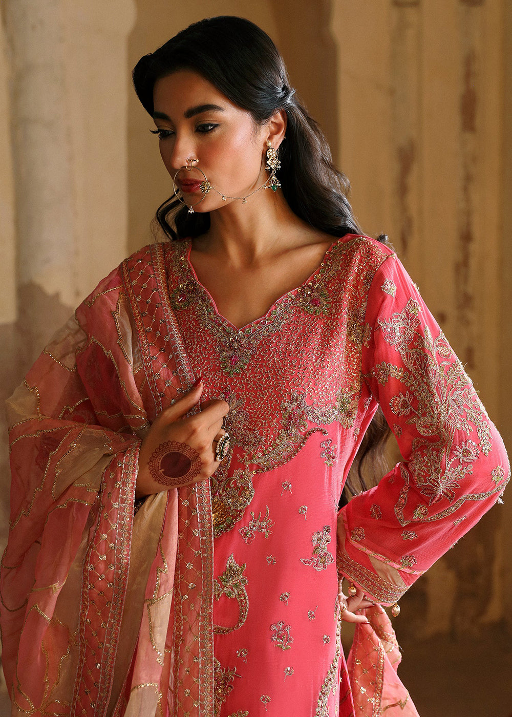 Buy Now Devdas Exquisite Formal Wear '24 By Emaan Adeel | Zaarbakht Online at Empress Online in USA, UK, Canada & Worldwide at Empress Clothing.