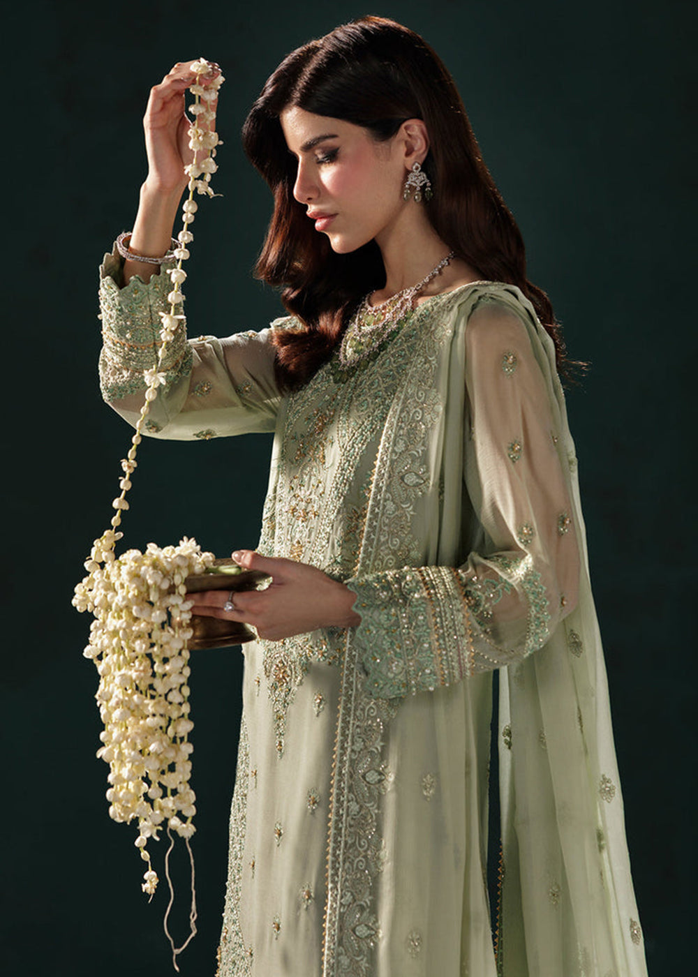 Buy Now Panache Luxury Chiffon '25 by Saad Shaikh | D-09 Online in US, UK, Canada, France, Italy, Germany, Sweden, Greece, Ireland, UAE & Worldwide at Empress.