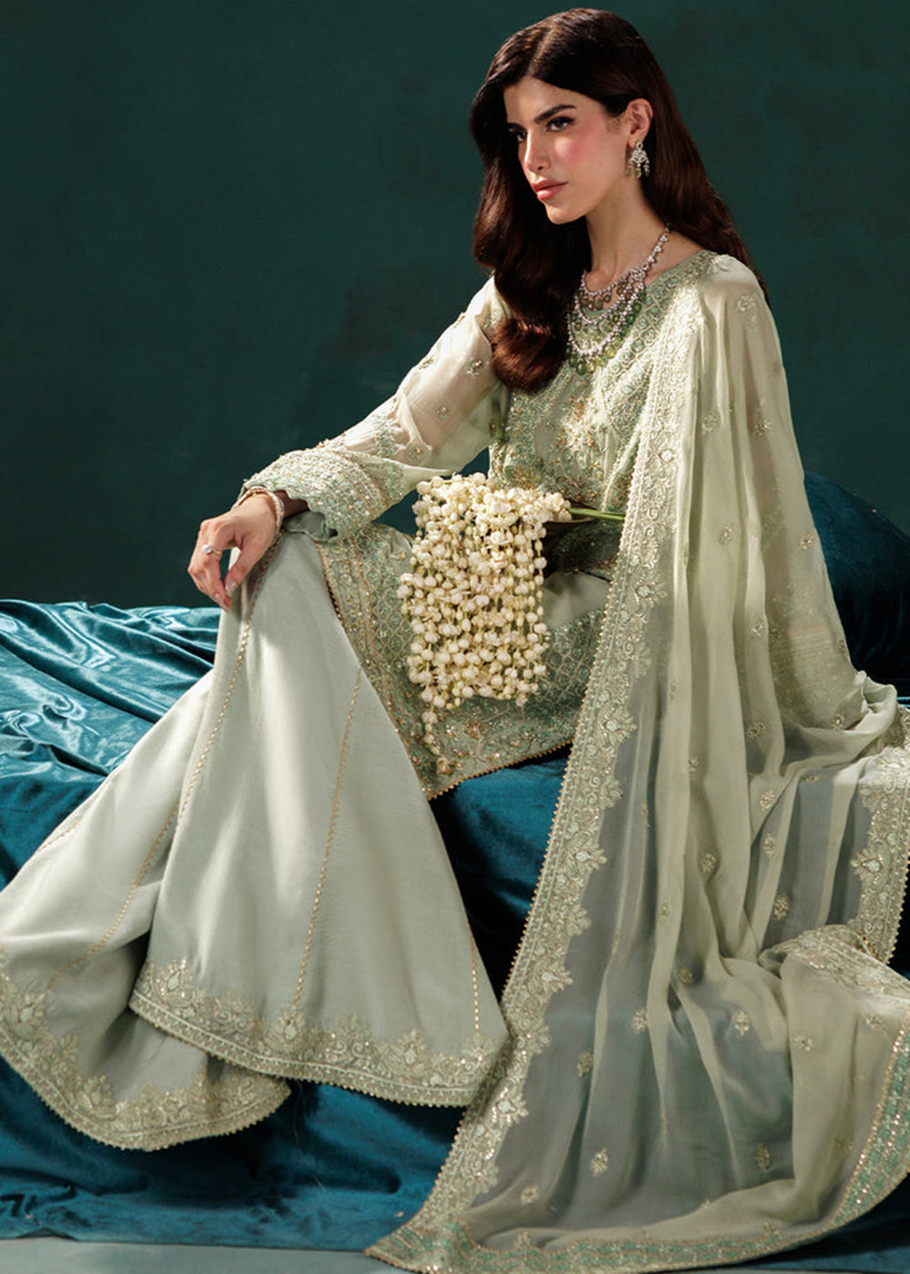 Buy Now Panache Luxury Chiffon '25 by Saad Shaikh | D-09 Online in US, UK, Canada, France, Italy, Germany, Sweden, Greece, Ireland, UAE & Worldwide at Empress.