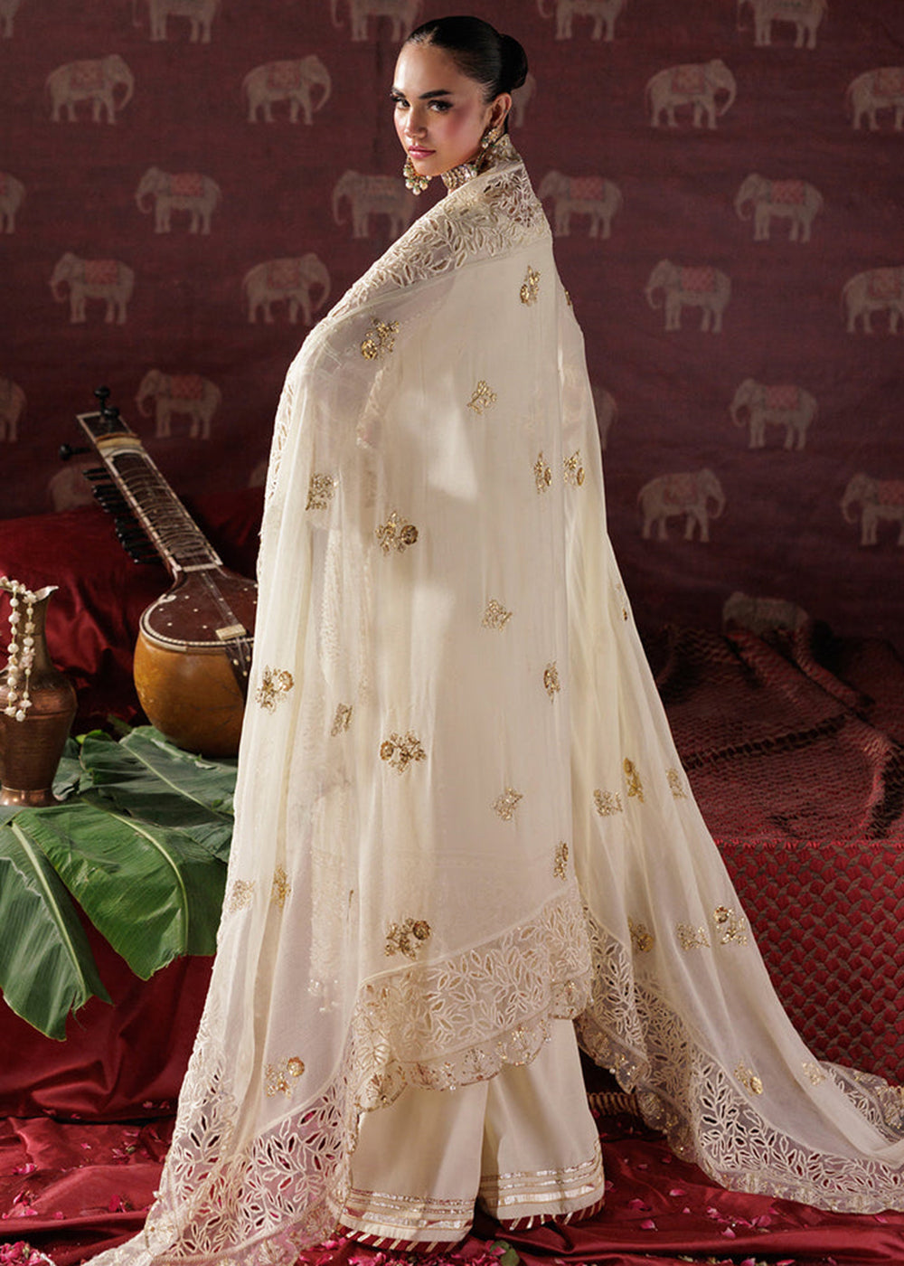 Buy Now Panache Luxury Chiffon '25 by Saad Shaikh | D-10 Online in US, UK, Canada, France, Italy, Germany, Sweden, Greece, Ireland, UAE & Worldwide at Empress.