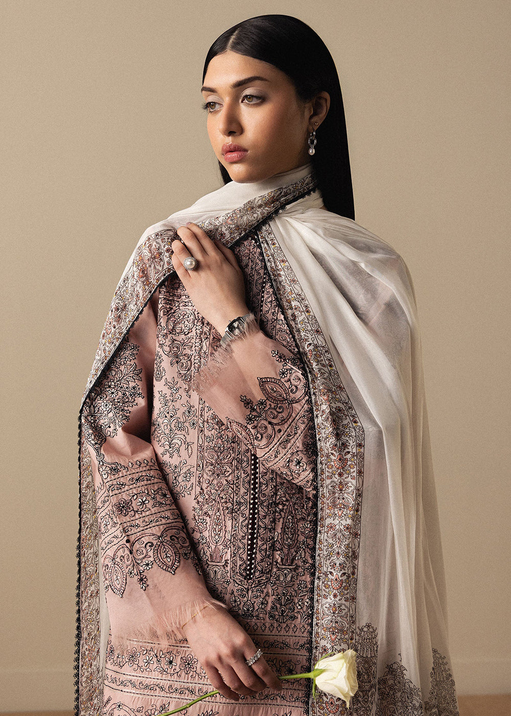 Buy Now Satori Luxury Lawn '26 by Zara Shahjahan | Akahana-D11 Online in US, UK, Canada, France, Italy, Germany, Greece, Sweden, Africa & Worldwide at Empress.