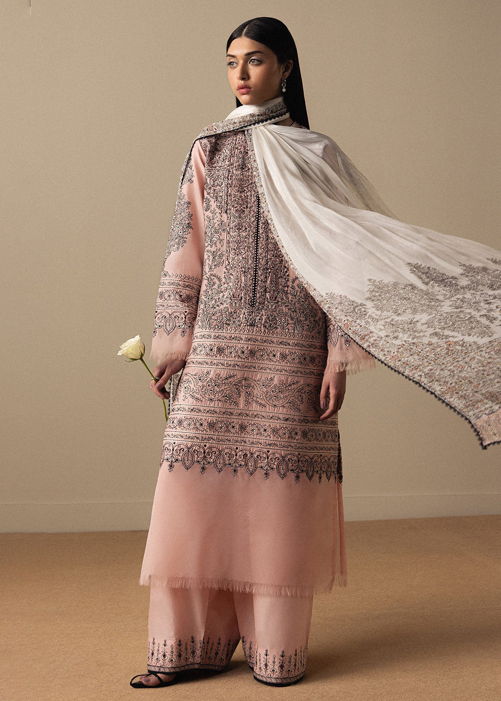 Buy Now Satori Luxury Lawn '26 by Zara Shahjahan | Akahana-D11 Online in US, UK, Canada, France, Italy, Germany, Greece, Sweden, Africa & Worldwide at Empress.
