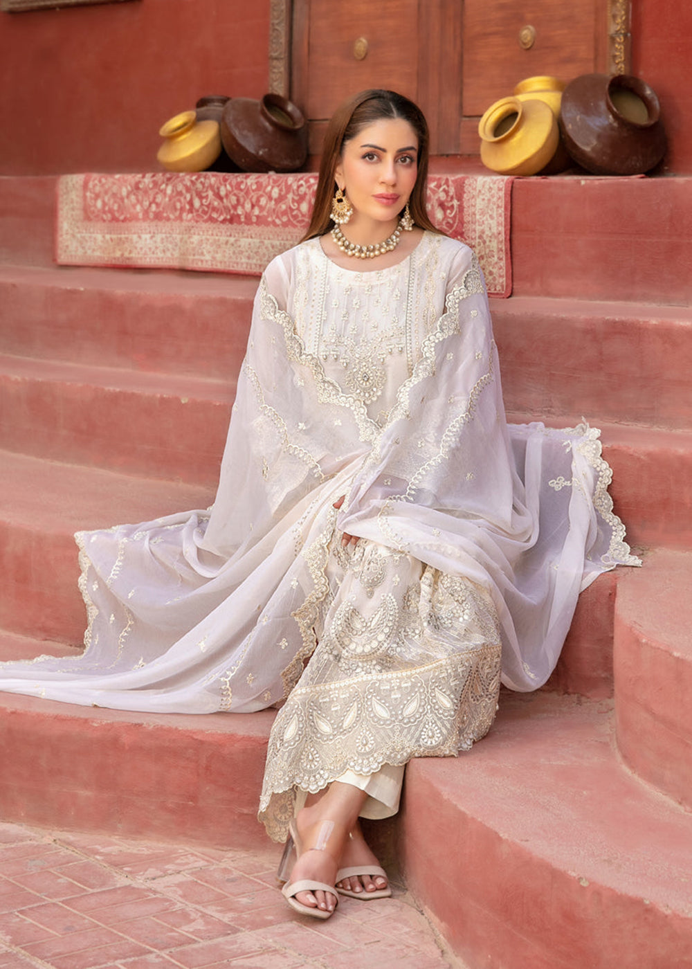 Buy Now Eunoia Fancy Chiffon '25 by Tawakkal Fabrics | D - 1907 Online in US, UK, Canada, Germany, Italy, Austria, France, UAE & Worldwide at Empress Clothing.