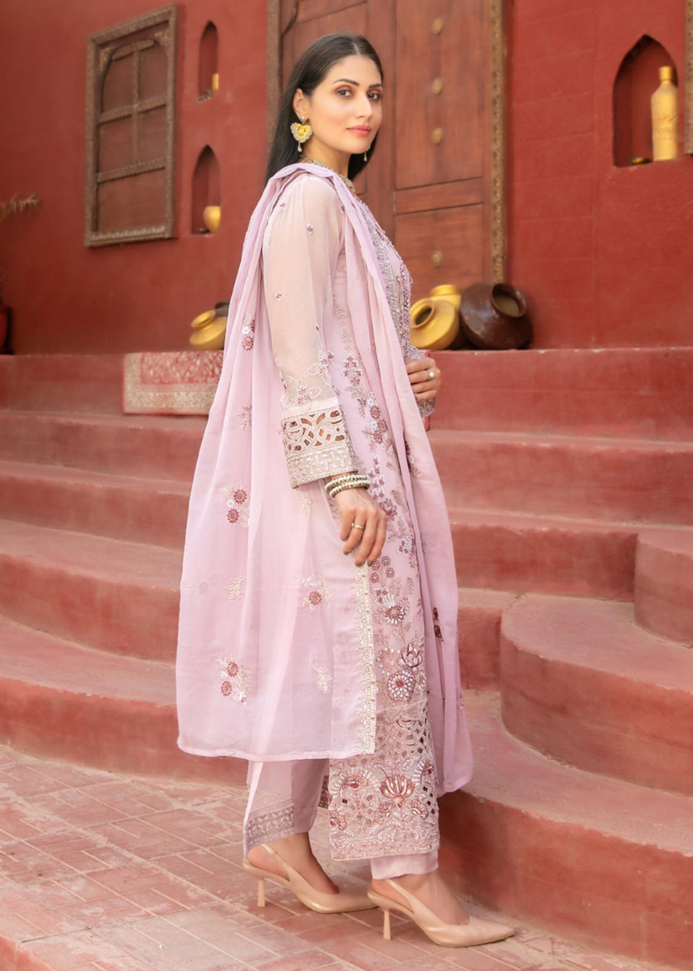 Buy Now Eunoia Fancy Chiffon '25 by Tawakkal Fabrics | D - 1909 Online in US, UK, Canada, Germany, Italy, Austria, France, UAE & Worldwide at Empress Clothing.