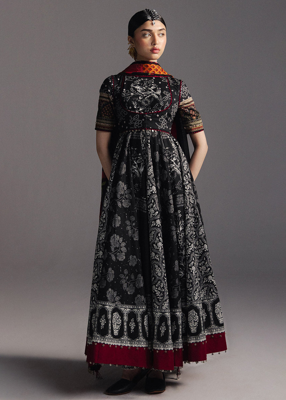 Buy Now Anarkali Lawn '26 by Zara ShahJahan | Surkh Bahar-D1 Online in US, UK, Canada, France, Greece, Germany, Ireland, Sweden, UAE & Worldwide at Empress.