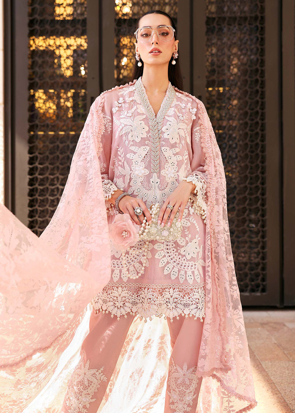 Buy Now Premium Luxury Lawn '26 by Maria B | D-2603A Online in US, UK, Canada, France, Italy, Germany, Greece, Sweden, UAE, Africa & Worldwide at Empress.