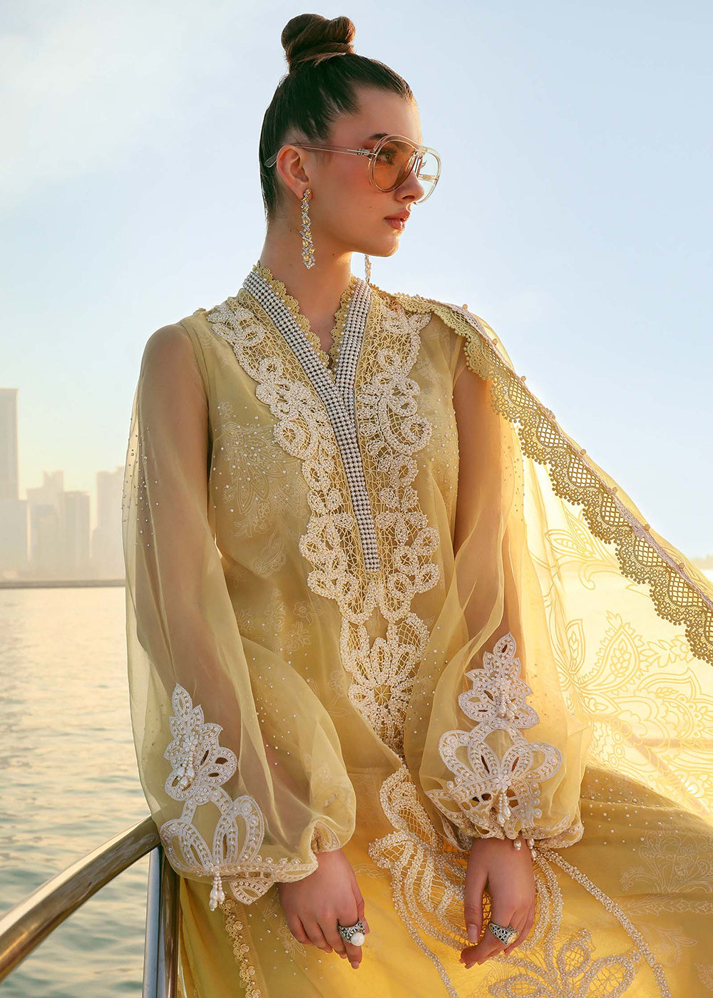 Buy Now Premium Luxury Lawn '26 by Maria B | D-2604A Online in US, UK, Canada, France, Italy, Germany, Greece, Sweden, UAE, Africa & Worldwide at Empress.