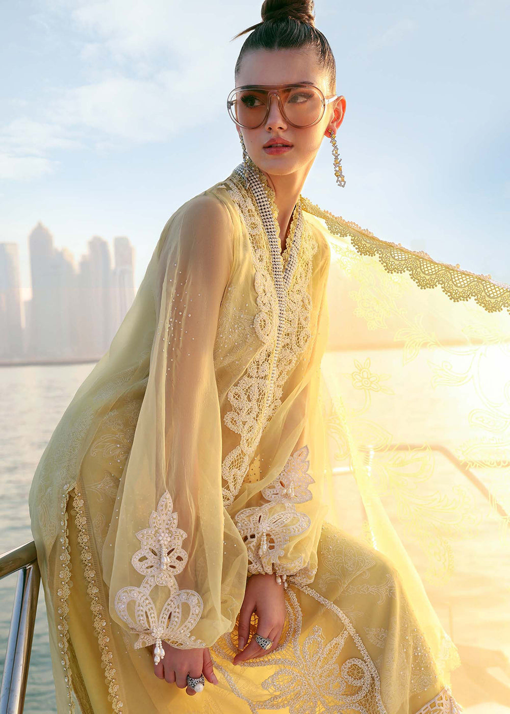 Buy Now Premium Luxury Lawn '26 by Maria B | D-2604A Online in US, UK, Canada, France, Italy, Germany, Greece, Sweden, UAE, Africa & Worldwide at Empress.