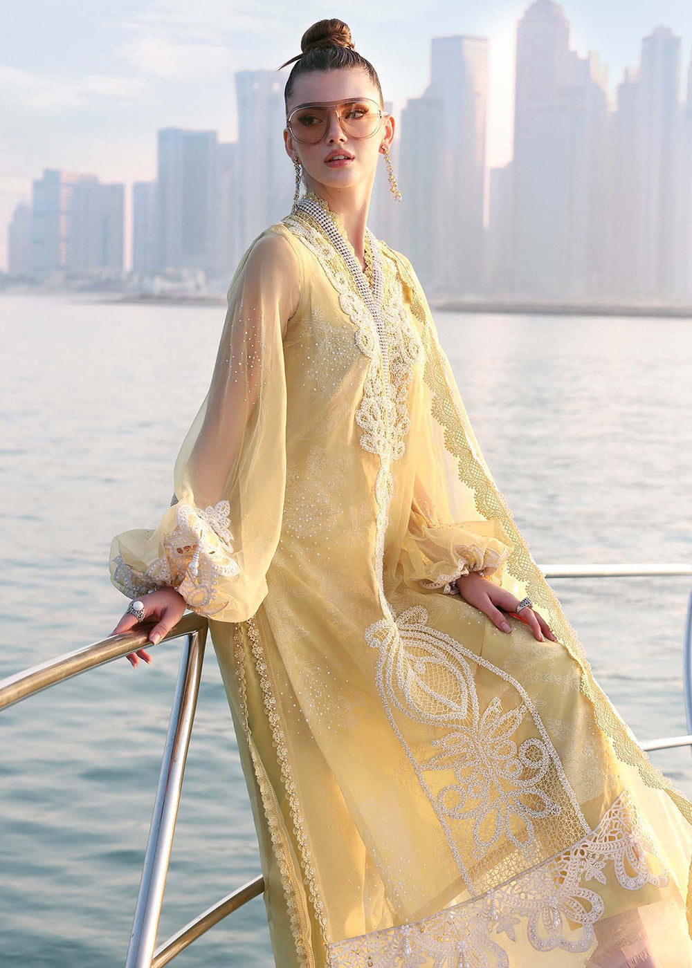 Buy Now Premium Luxury Lawn '26 by Maria B | D-2604A Online in US, UK, Canada, France, Italy, Germany, Greece, Sweden, UAE, Africa & Worldwide at Empress.