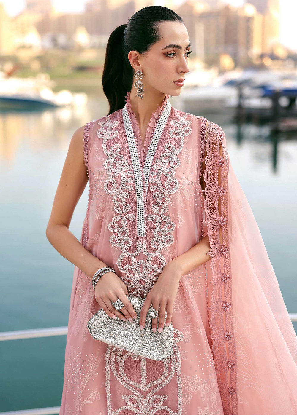 Buy Now Premium Luxury Lawn '26 by Maria B | D-2604B Online in US, UK, Canada, France, Italy, Germany, Greece, Sweden, UAE, Africa & Worldwide at Empress.