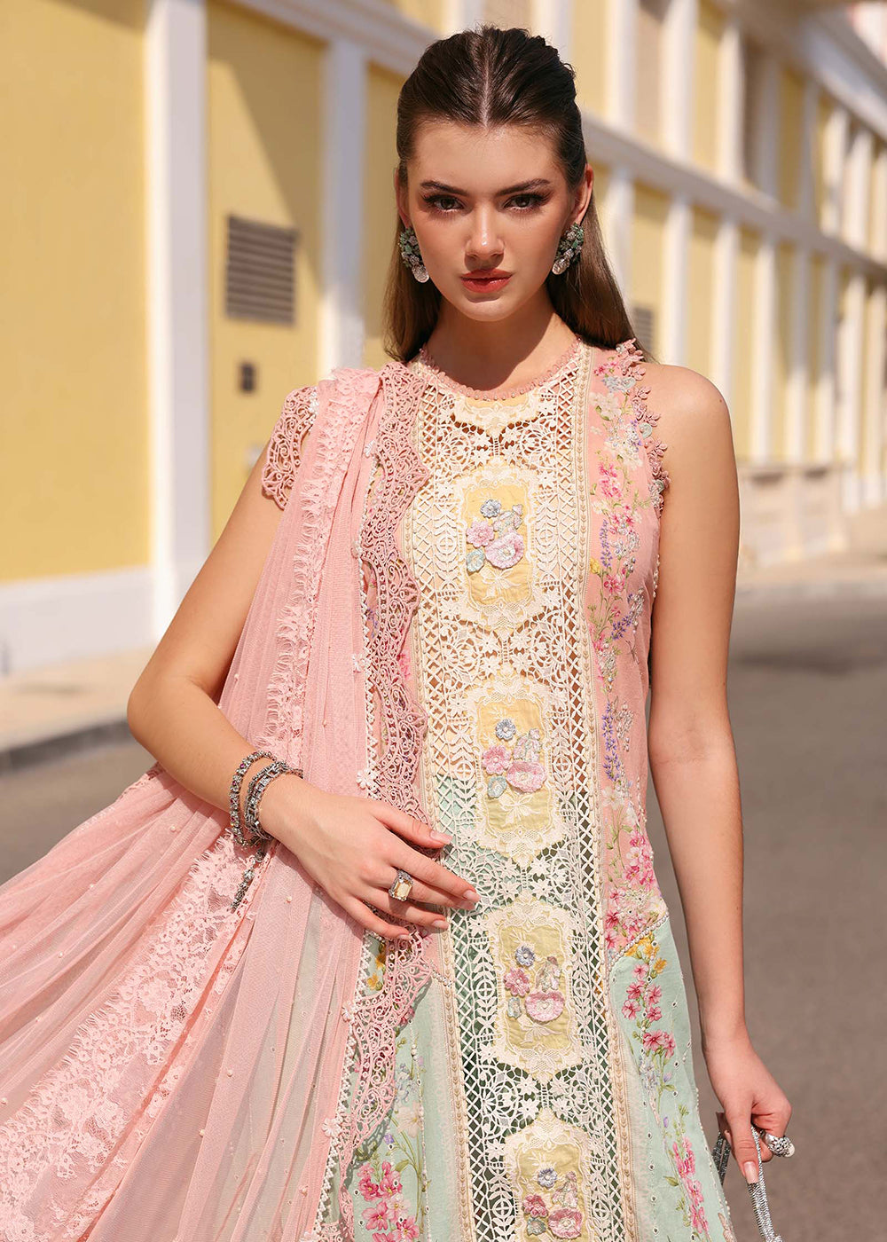 Buy Now Premium Luxury Lawn '26 by Maria B | D-2606A Online in US, UK, Canada, France, Italy, Germany, Greece, Sweden, UAE, Africa & Worldwide at Empress.