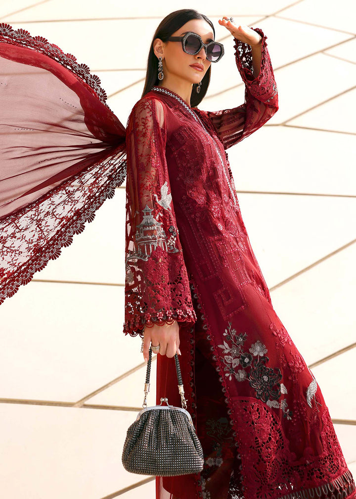 Buy Now Premium Luxury Lawn '26 by Maria B | D-2607A Online in US, UK, Canada, France, Italy, Germany, Greece, Sweden, UAE, Africa & Worldwide at Empress.