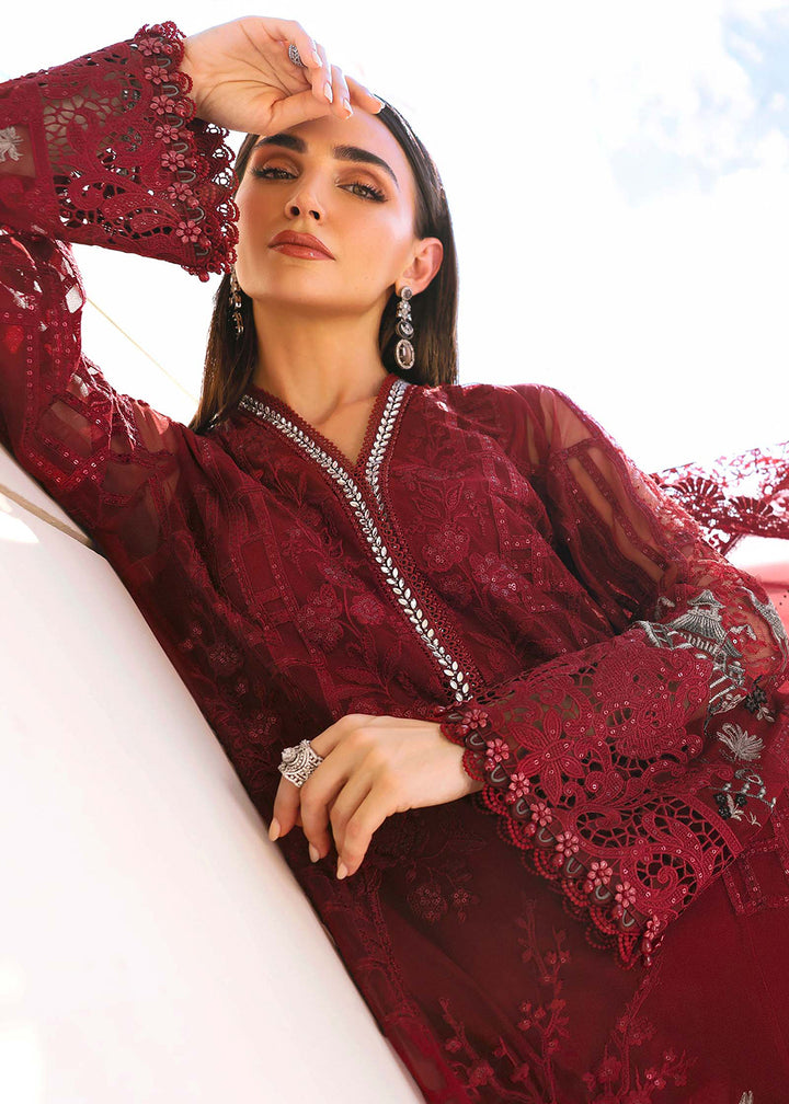 Buy Now Premium Luxury Lawn '26 by Maria B | D-2607A Online in US, UK, Canada, France, Italy, Germany, Greece, Sweden, UAE, Africa & Worldwide at Empress.