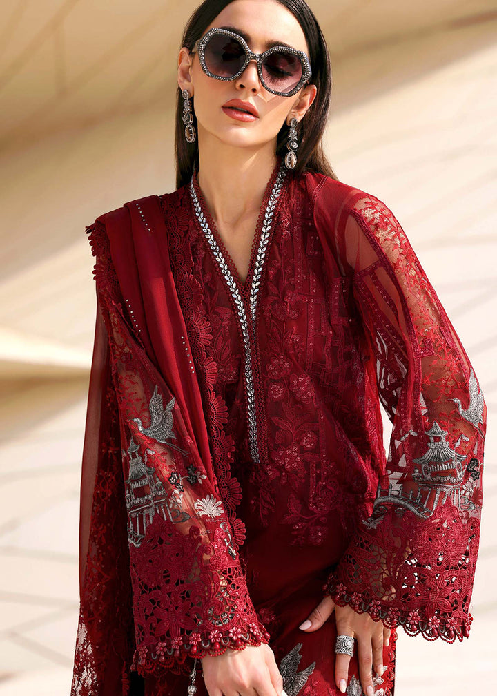 Buy Now Premium Luxury Lawn '26 by Maria B | D-2607A Online in US, UK, Canada, France, Italy, Germany, Greece, Sweden, UAE, Africa & Worldwide at Empress.