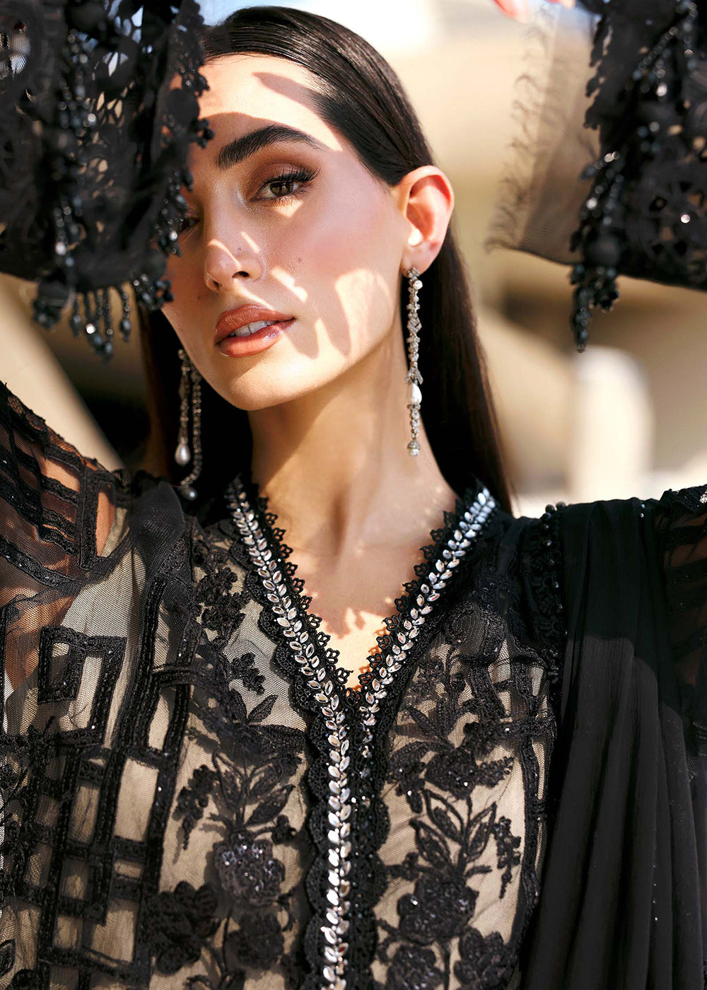 Buy Now Premium Luxury Lawn '26 by Maria B | D-2607B Online in US, UK, Canada, France, Italy, Germany, Greece, Sweden, UAE, Africa & Worldwide at Empress.