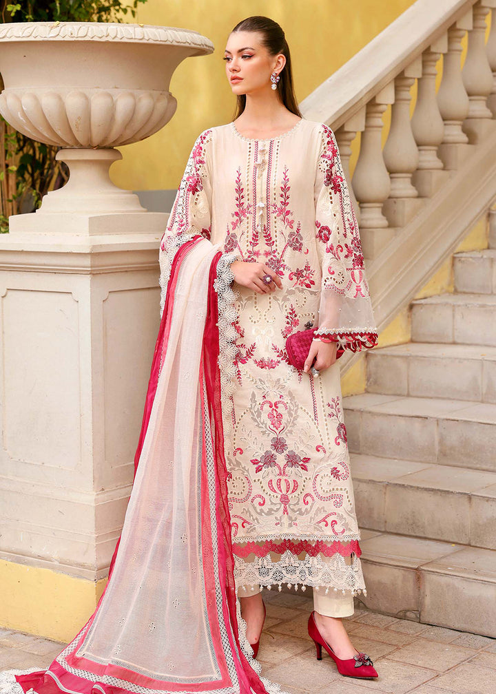 Buy Now Premium Luxury Lawn '26 by Maria B | D-2609A Online in US, UK, Canada, France, Italy, Germany, Greece, Sweden, UAE, Africa & Worldwide at Empress.