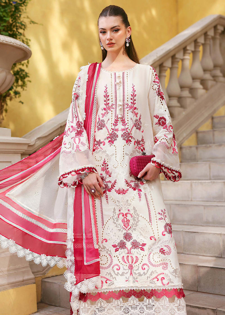 Buy Now Premium Luxury Lawn '26 by Maria B | D-2609A Online in US, UK, Canada, France, Italy, Germany, Greece, Sweden, UAE, Africa & Worldwide at Empress.