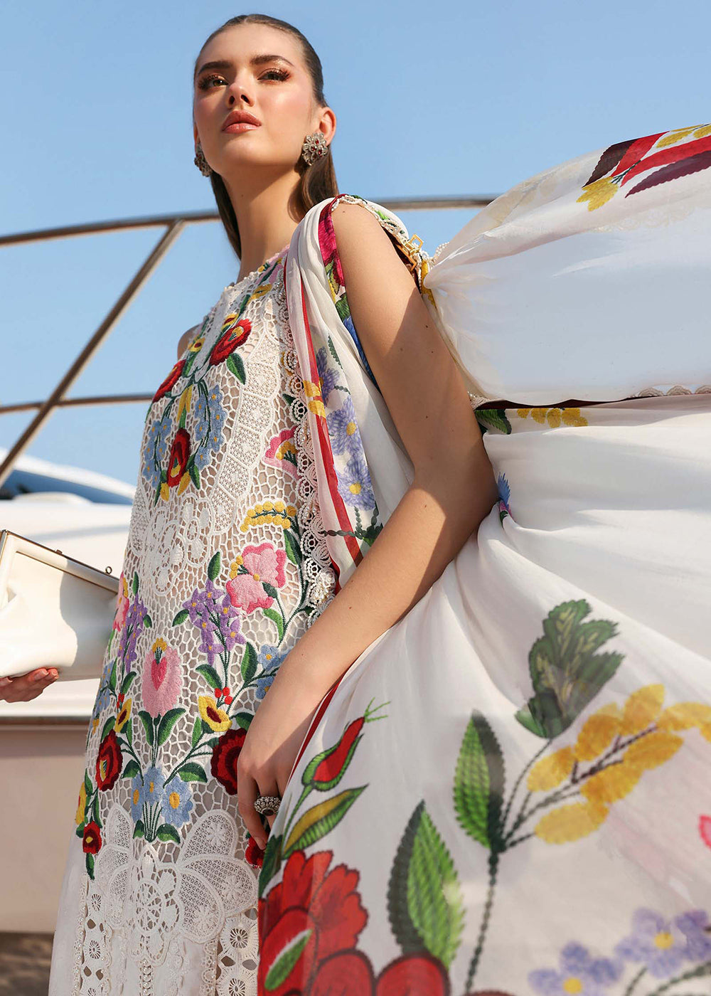 Buy Now Premium Luxury Lawn '26 by Maria B | D-2610A Online in US, UK, Canada, France, Italy, Germany, Greece, Sweden, UAE, Africa & Worldwide at Empress.