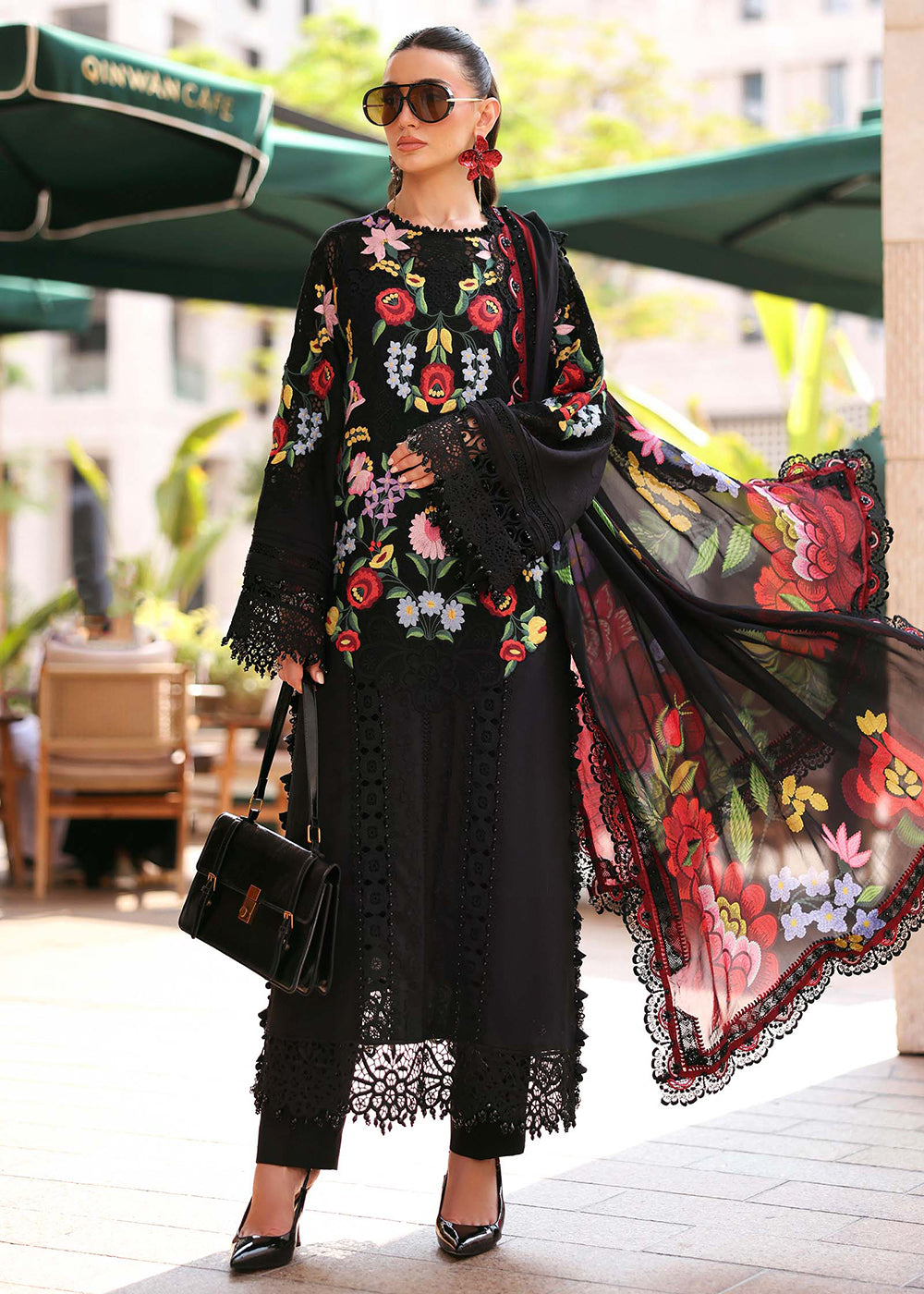 Buy Now Premium Luxury Lawn '26 by Maria B | D-2610B Online in US, UK, Canada, France, Italy, Germany, Greece, Sweden, UAE, Africa & Worldwide at Empress.