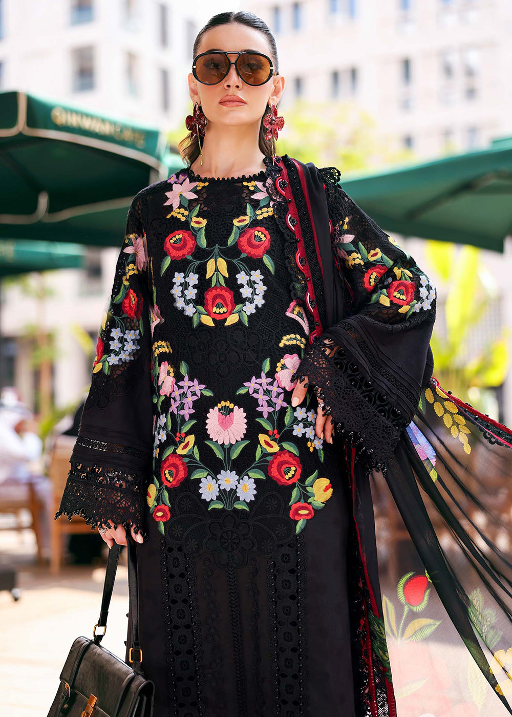 Buy Now Premium Luxury Lawn '26 by Maria B | D-2610B Online in US, UK, Canada, France, Italy, Germany, Greece, Sweden, UAE, Africa & Worldwide at Empress.