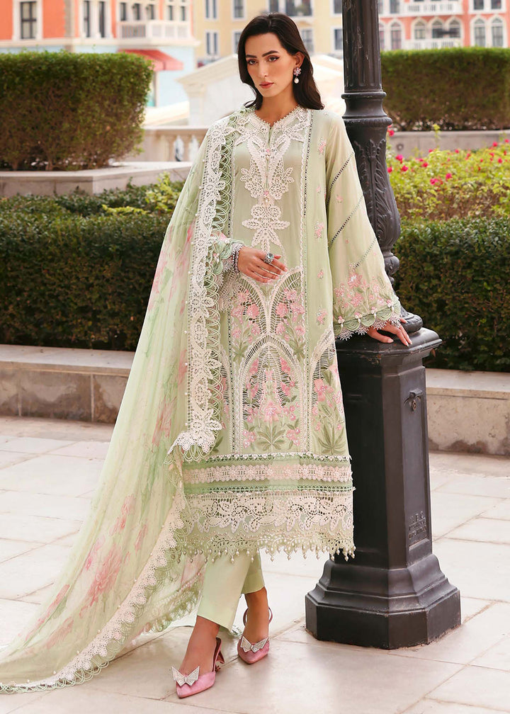 Buy Now Premium Luxury Lawn '26 by Maria B | D-2611A Online in US, UK, Canada, France, Italy, Germany, Greece, Sweden, UAE, Africa & Worldwide at Empress.