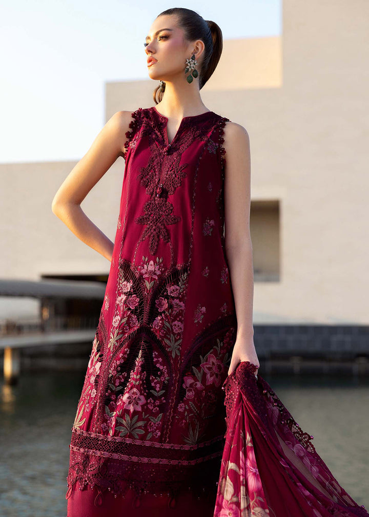 Buy Now Premium Luxury Lawn '26 by Maria B | D-2611B Online in US, UK, Canada, France, Italy, Germany, Greece, Sweden, UAE, Africa & Worldwide at Empress.