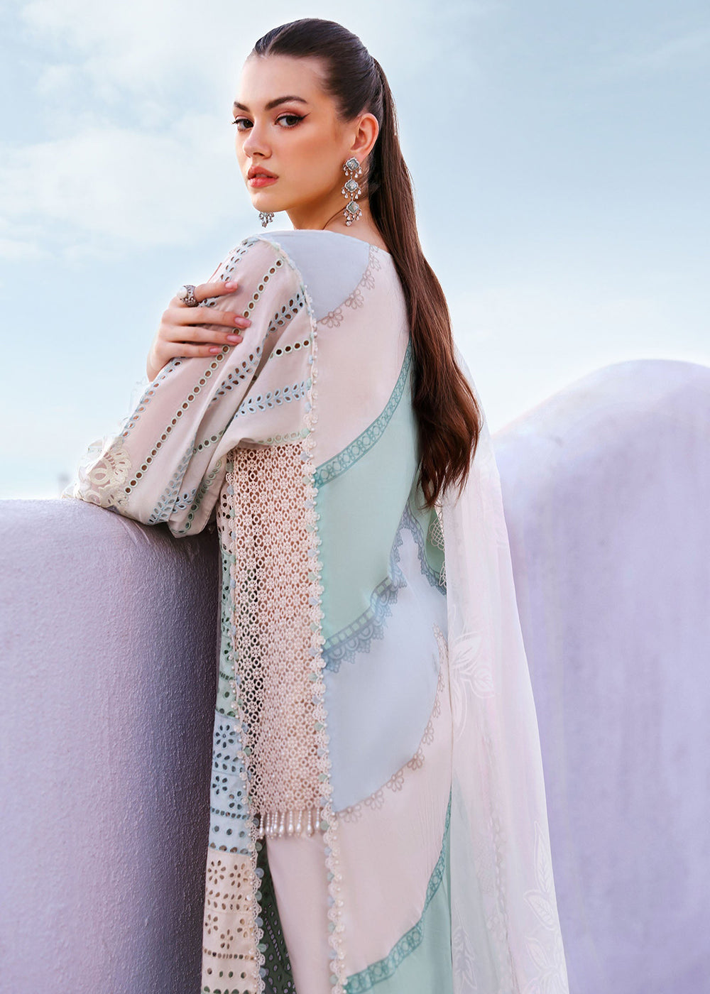 Buy Now Premium Luxury Lawn '26 by Maria B | D-2612A Online in US, UK, Canada, France, Italy, Germany, Greece, Sweden, UAE, Africa & Worldwide at Empress.