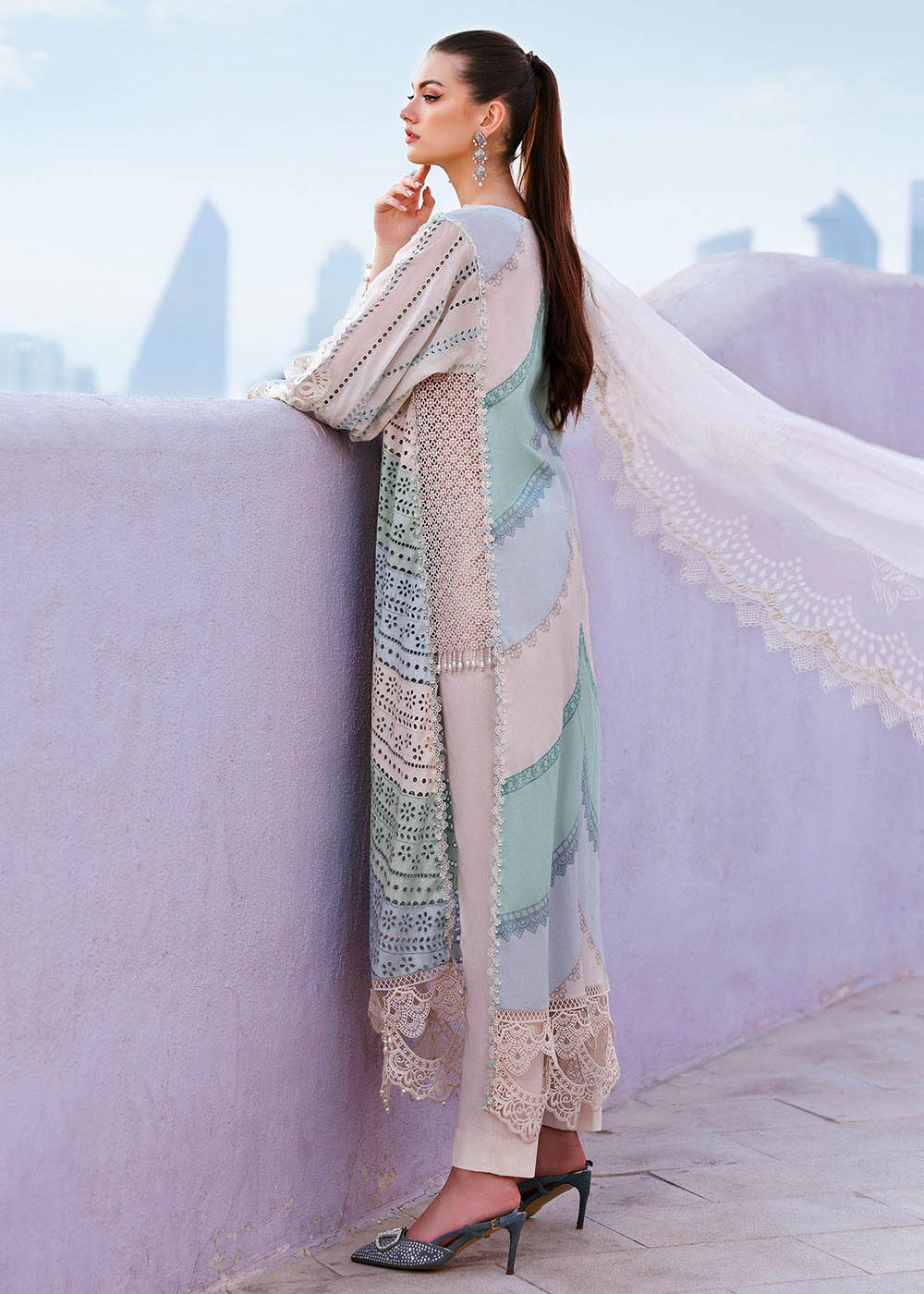 Buy Now Premium Luxury Lawn '26 by Maria B | D-2612A Online in US, UK, Canada, France, Italy, Germany, Greece, Sweden, UAE, Africa & Worldwide at Empress.