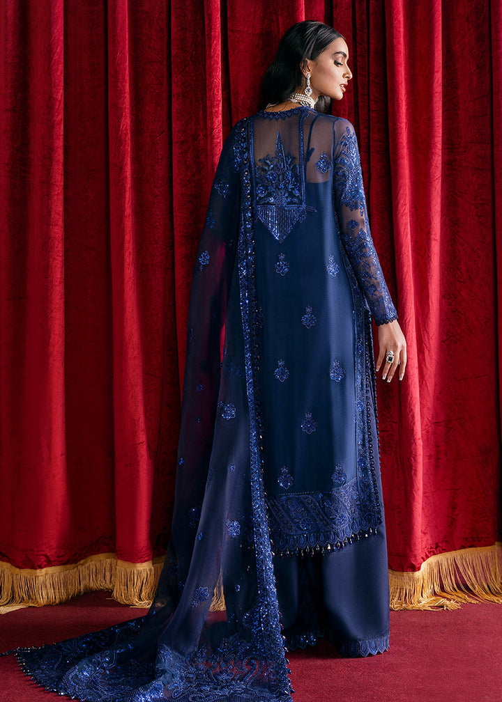 Buy Now Blue Embroidered Suit - Afrozeh Luxury Starlet Collection '23 -Sapphire Elegance Online in USA, UK, Canada & Worldwide at Empress Clothing. 
