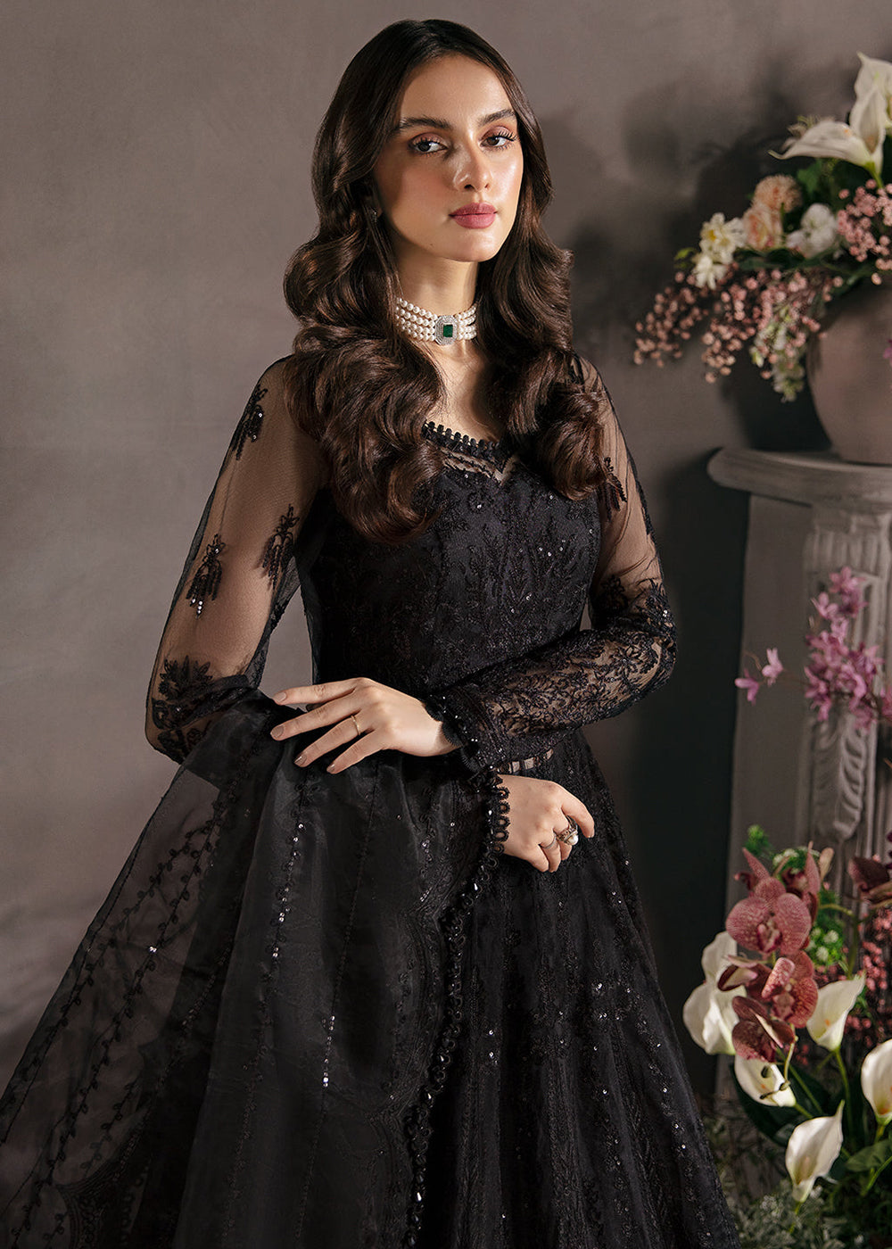 black maxi dress pakistani wedding Black Pakistani Wedding Clothing: Buy Black Pakistani Wedding Clothing for Women Online in USA