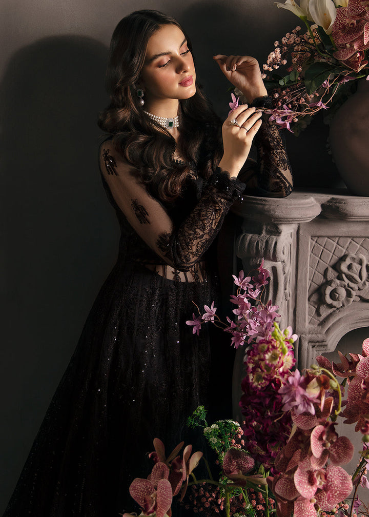 Buy Now Black Pakistani Maxi Dress - Afrozeh La Fuchsia Formals '23 - Ebony Online in USA, UK, Canada & Worldwide at Empress Clothing.