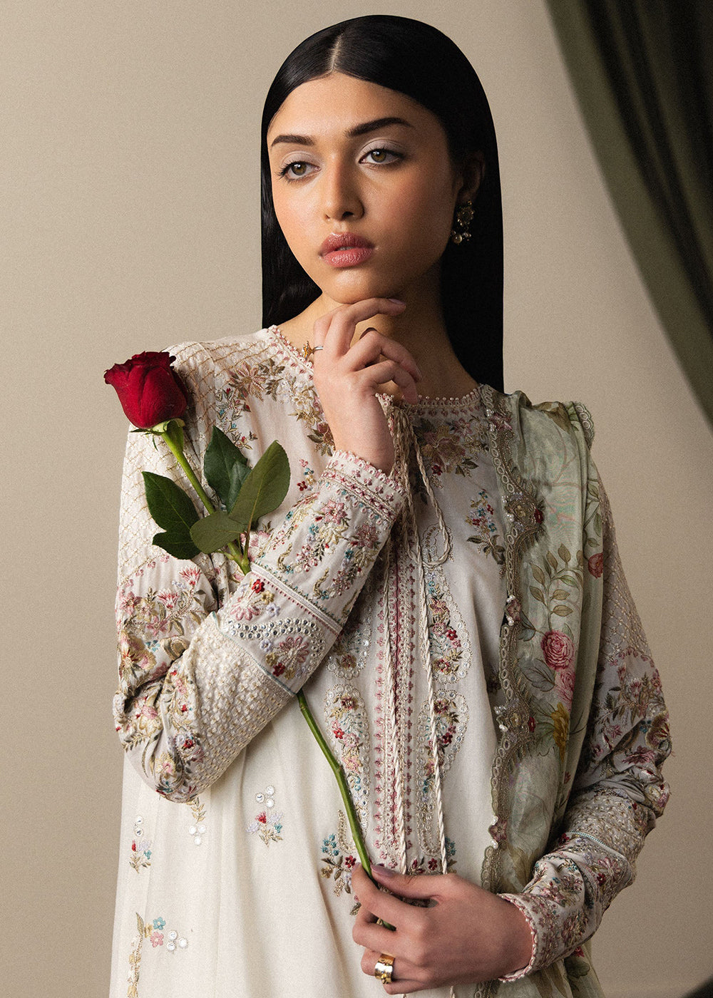 Buy Now Satori Luxury Lawn '26 by Zara Shahjahan | Shiori-D5 Online in US, UK, Canada, France, Italy, Germany, Greece, Sweden, Africa & Worldwide at Empress.