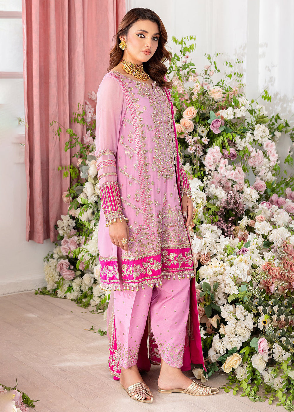 Buy Now Diamond Dust Premium Luxury Chiffon '25 by Charizma | DD5-01 Online in USA, UK, Canada, Germany, Italy, Austria, France & Worldwide at Empress Clothing.