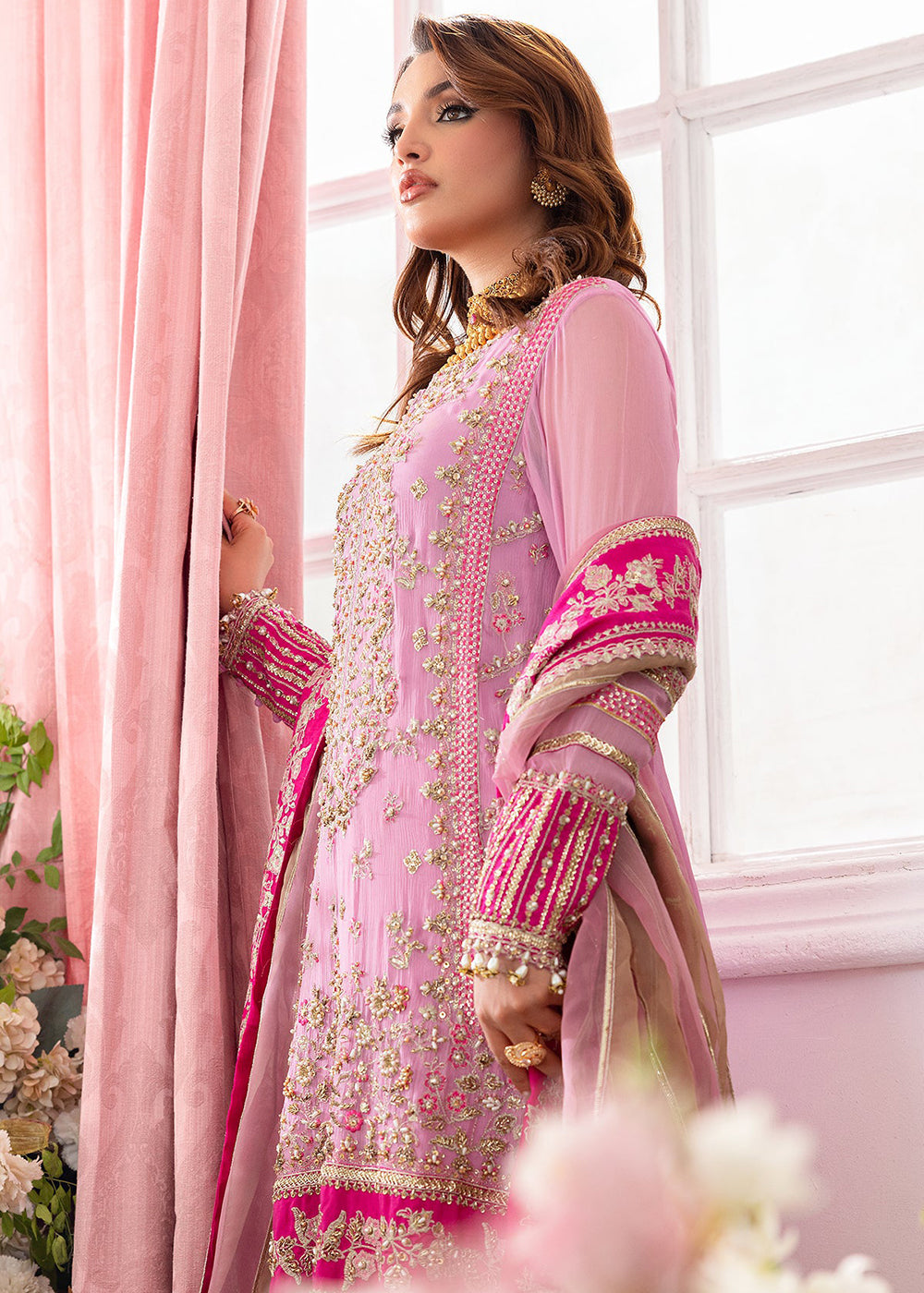 Buy Now Diamond Dust Premium Luxury Chiffon '25 by Charizma | DD5-01 Online in USA, UK, Canada, Germany, Italy, Austria, France & Worldwide at Empress Clothing.