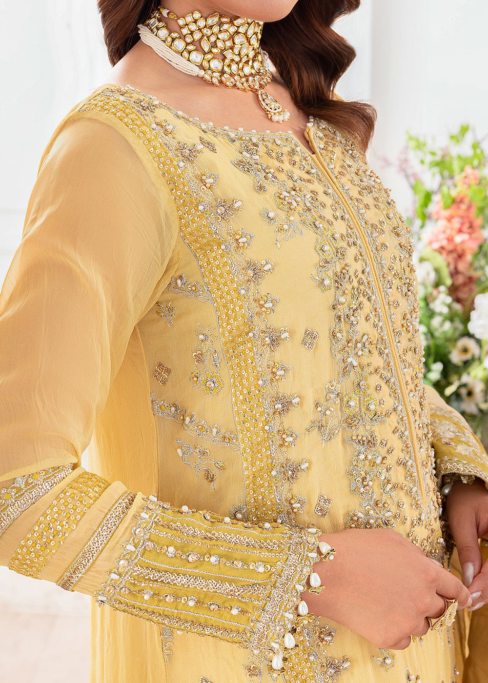 Buy Now Diamond Dust Premium Luxury Chiffon '25 by Charizma | DD5-02 Online in USA, UK, Canada, Germany, Italy, Austria, France & Worldwide at Empress Clothing.