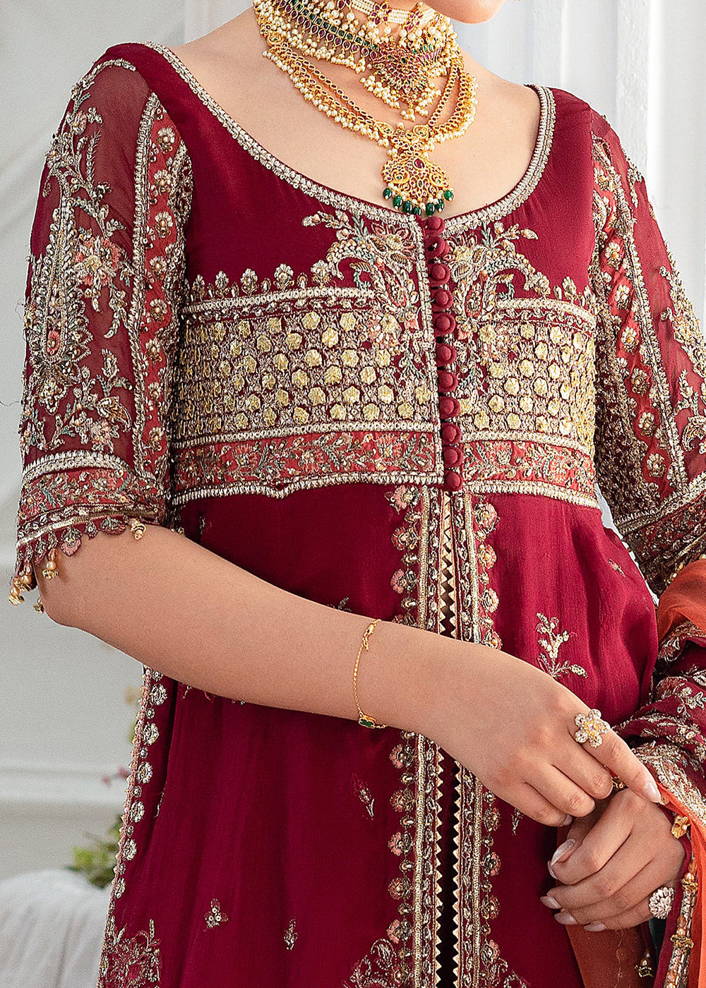 Buy Now Diamond Dust Premium Luxury Chiffon '25 by Charizma | DD5-03 Online in USA, UK, Canada, Germany, Italy, Austria, France & Worldwide at Empress Clothing.